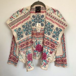 Johnny Was Malanda Short Hoodie